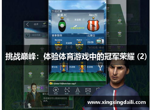 挑战巅峰：体验体育游戏中的冠军荣耀 (2)